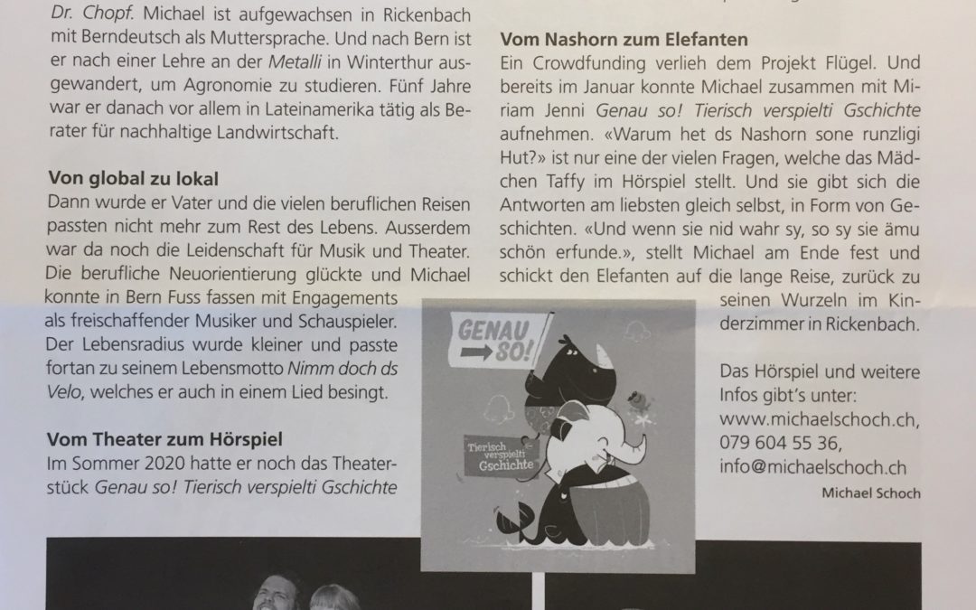 Ein Hörspiel mit Wurzeln in Rickenbach